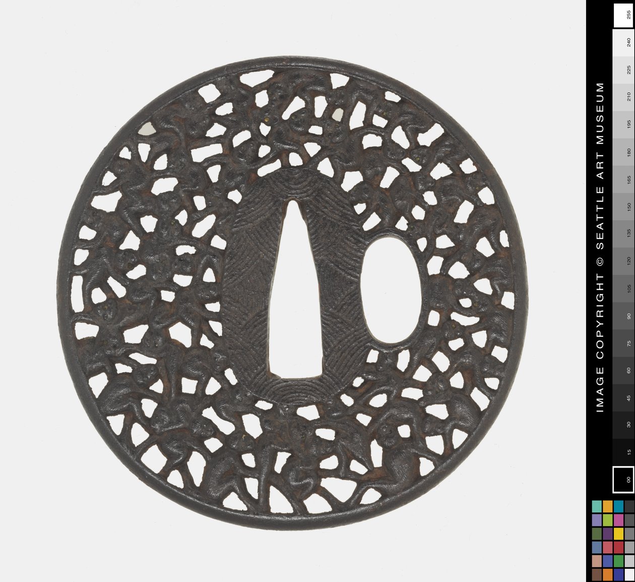 Tsuba: Száz majom alkotó: Japanese School