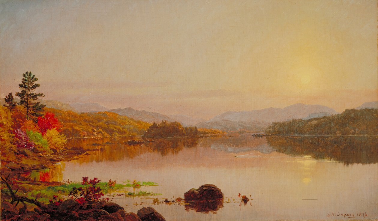 Wawayanda-tó, 1876 alkotó: Jasper Francis Cropsey