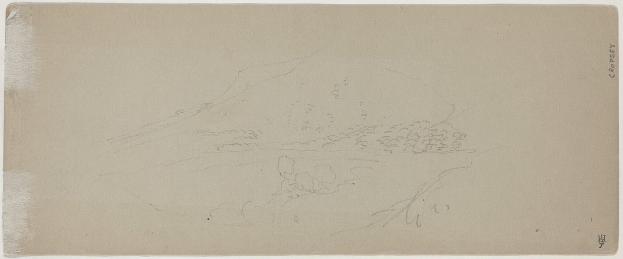 Kilátás a hegyre [verso] alkotó: Jasper Francis Cropsey