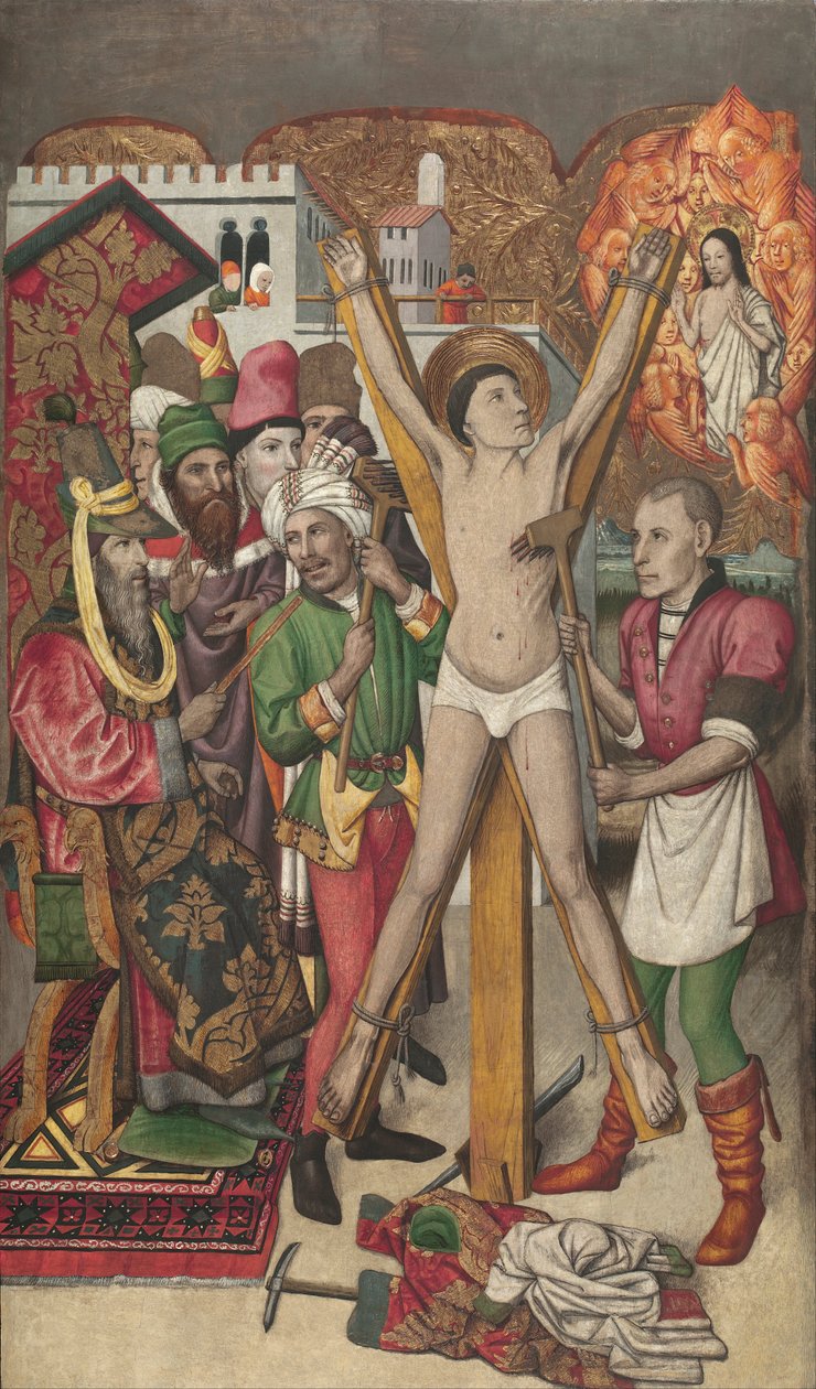 Saint Vincent a racken alkotó: Jaume Huguet