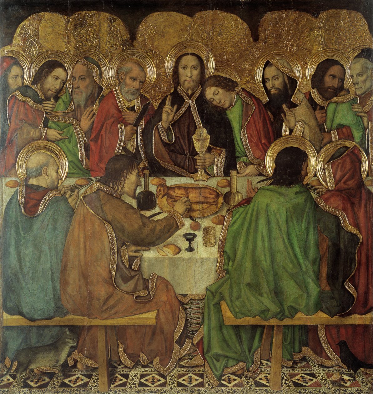 Utolsó vacsora alkotó: Jaume Huguet
