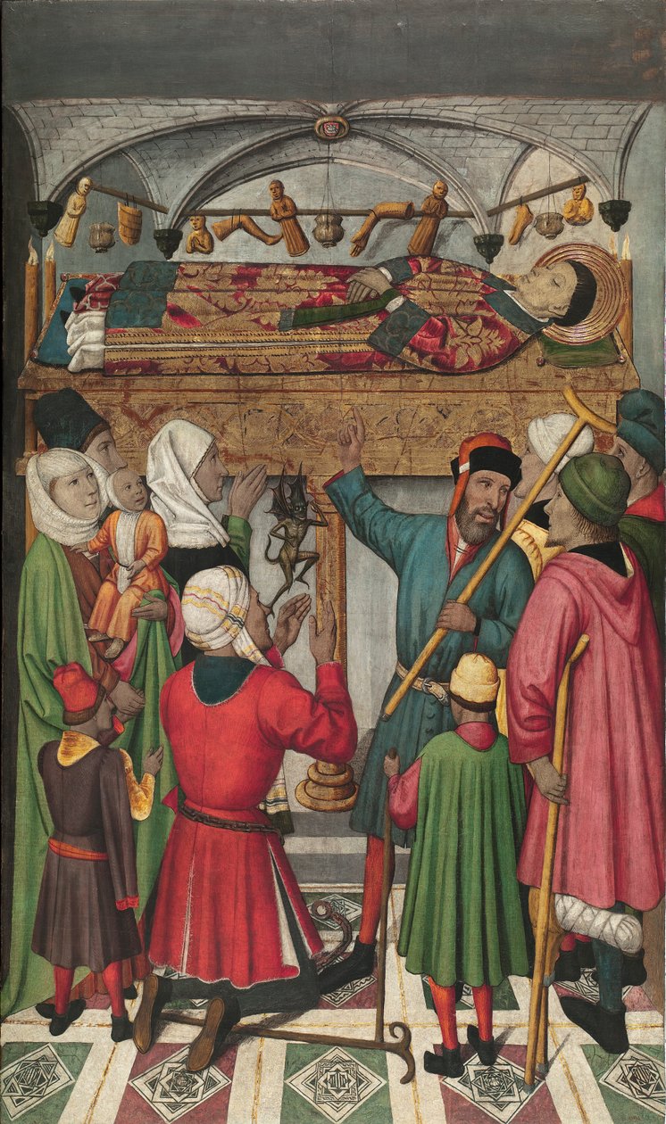 Posztumusz csodák Szent Vincénél alkotó: Jaume Huguet