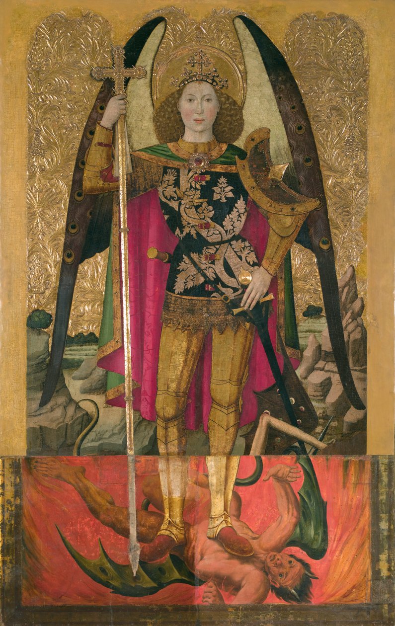 Szent Mihály alkotó: Jaume Huguet