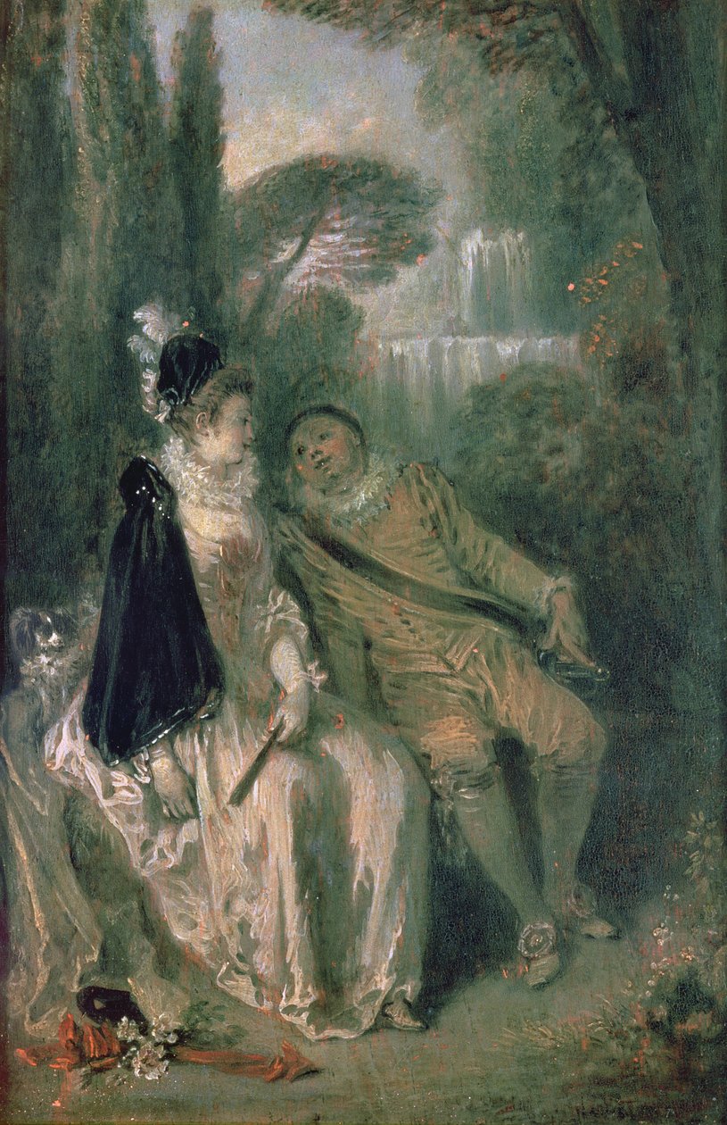 The Graceful Rest, 1713 körül alkotó: Jean Antoine Watteau