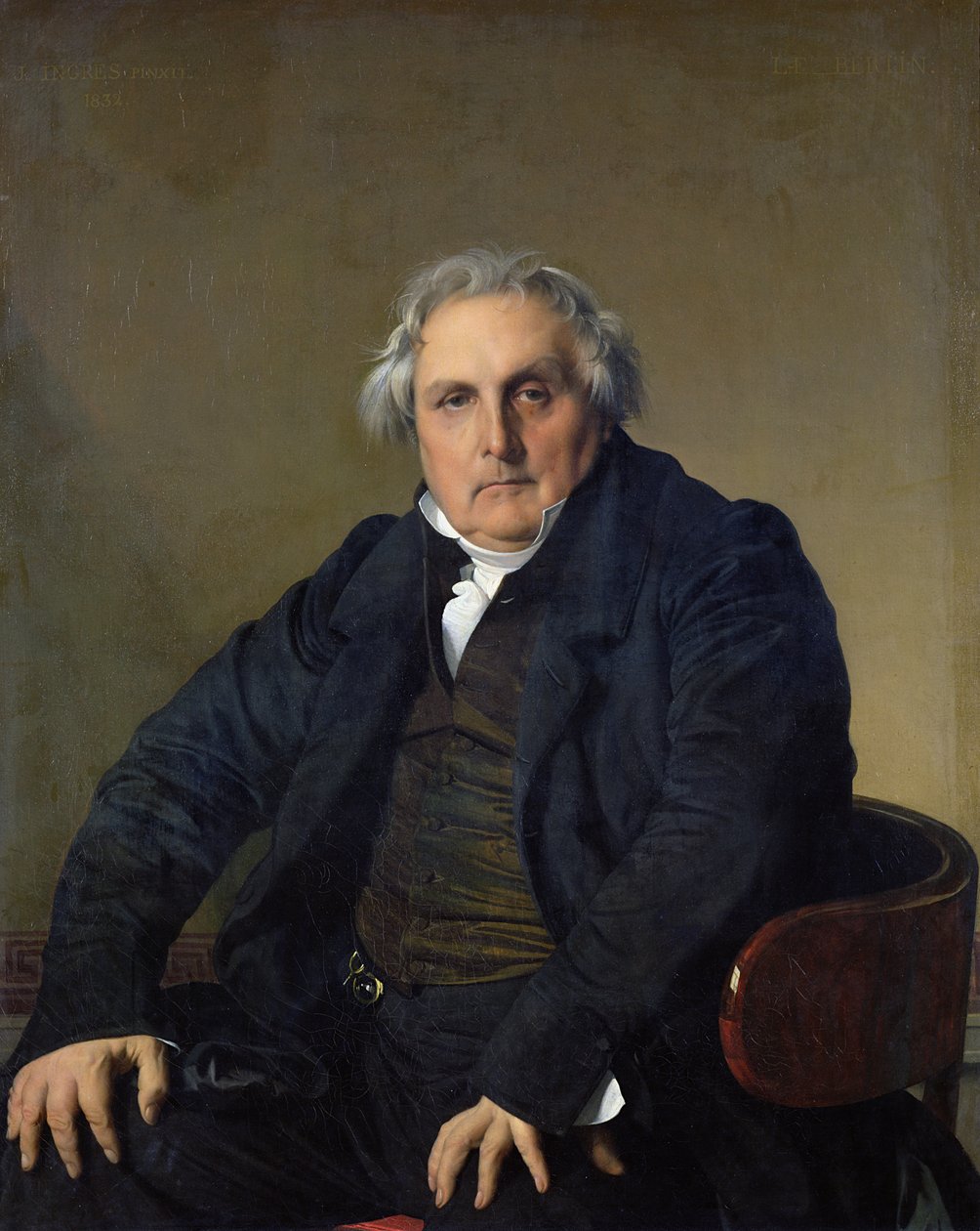 Louis-Francois Bertin (1766-1841) 1832 alkotó: Jean Auguste Dominique Ingres