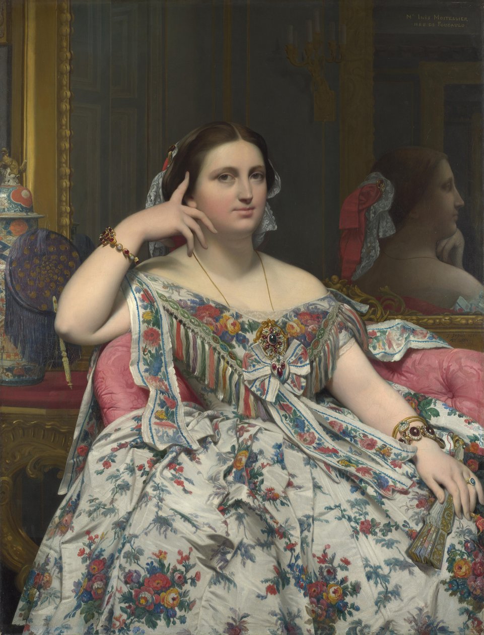Madame Moitessier, 1856 alkotó: Jean Auguste Dominique Ingres