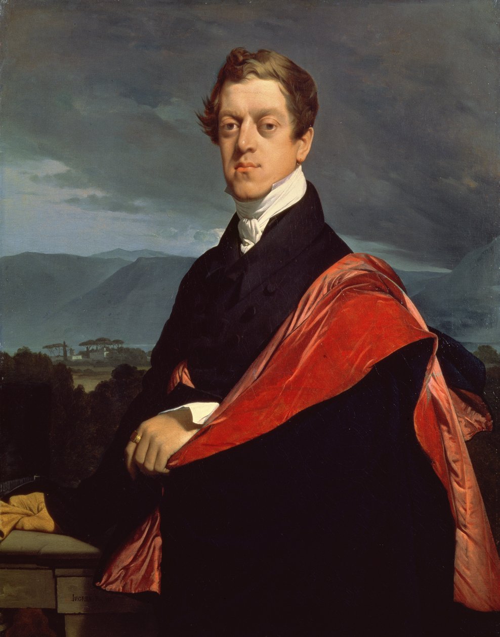 Nyikolaj Dmitrijevics (1792-1849) Guriev gróf portréja, 1821 alkotó: Jean Auguste Dominique Ingres