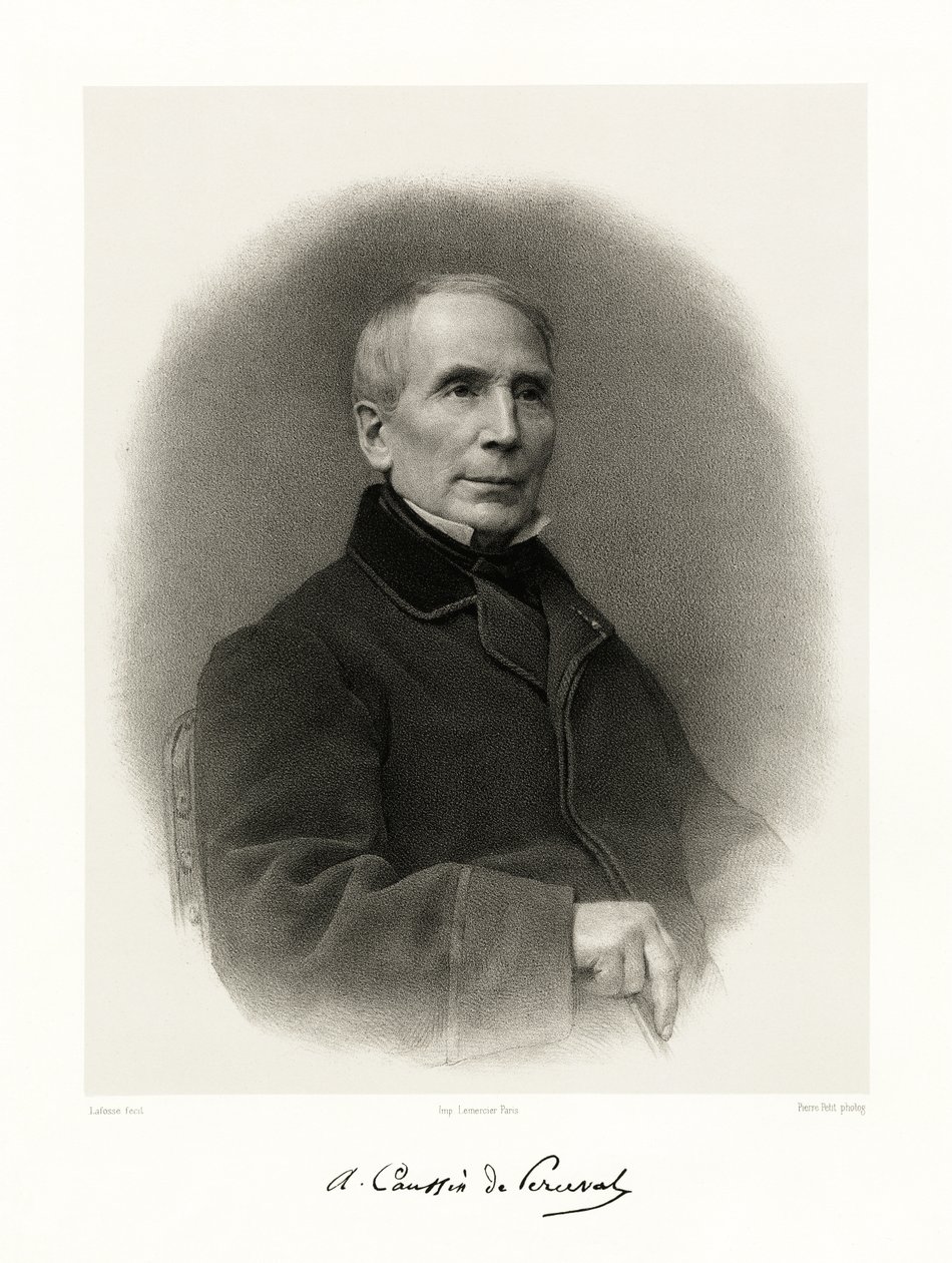 Armand Pierre Caussin de Perceval, 1865-66 alkotó: Jean Baptiste Adolphe Lafosse