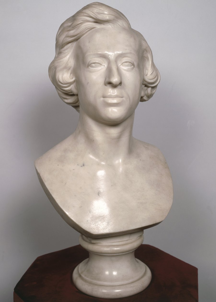 Frederic Chopin (1810-49) mellszobra, 1849 (márvány) alkotó: Jean Baptiste Auguste Clesinger