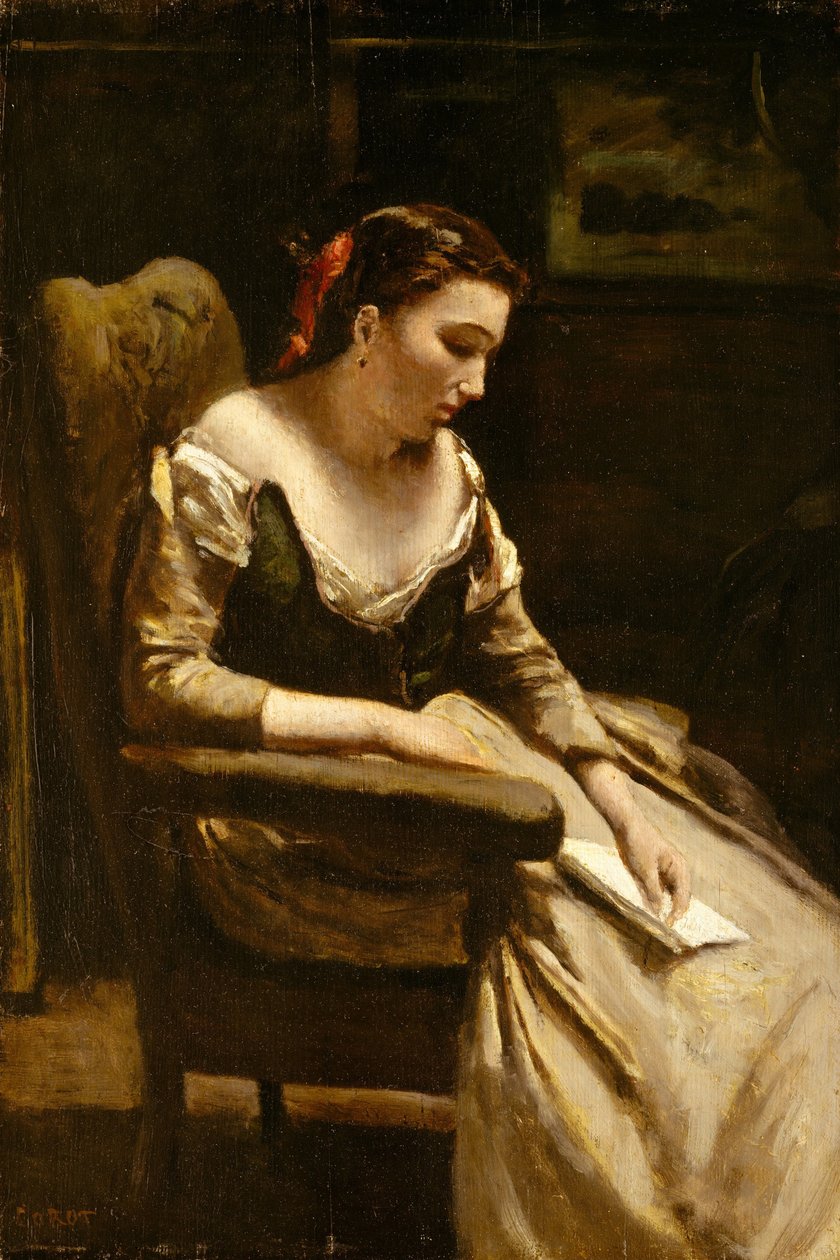 A levél alkotó: Jean Baptiste Camille Corot