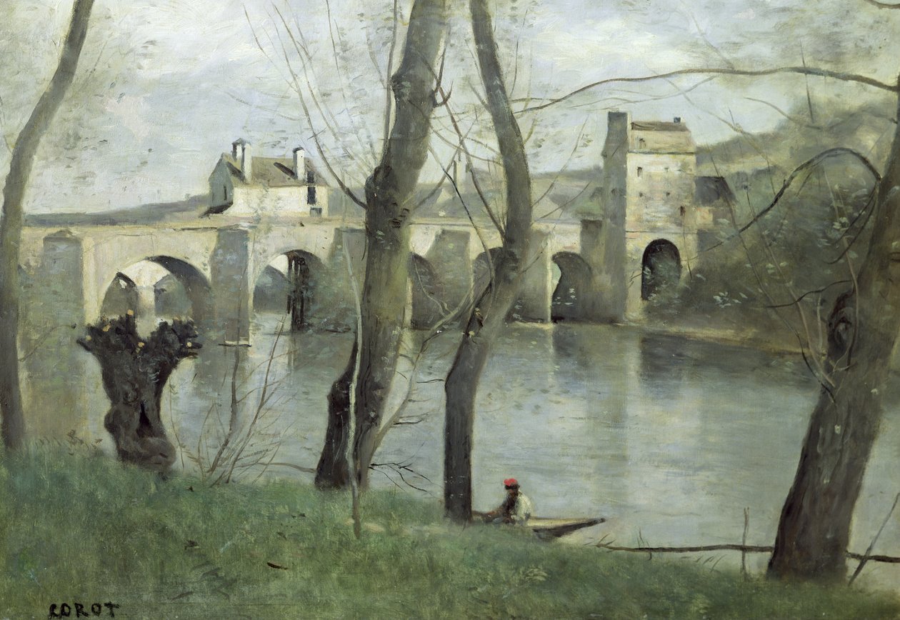 A mantes-i híd alkotó: Jean Baptiste Camille Corot