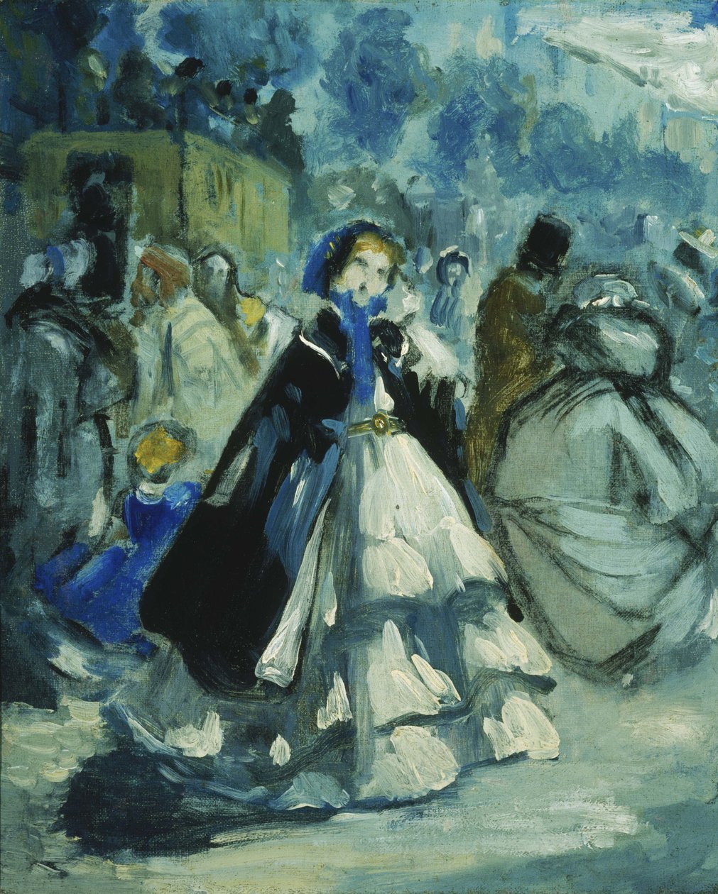 Utcai jelenet alkotó: Jean Baptiste Carpeaux
