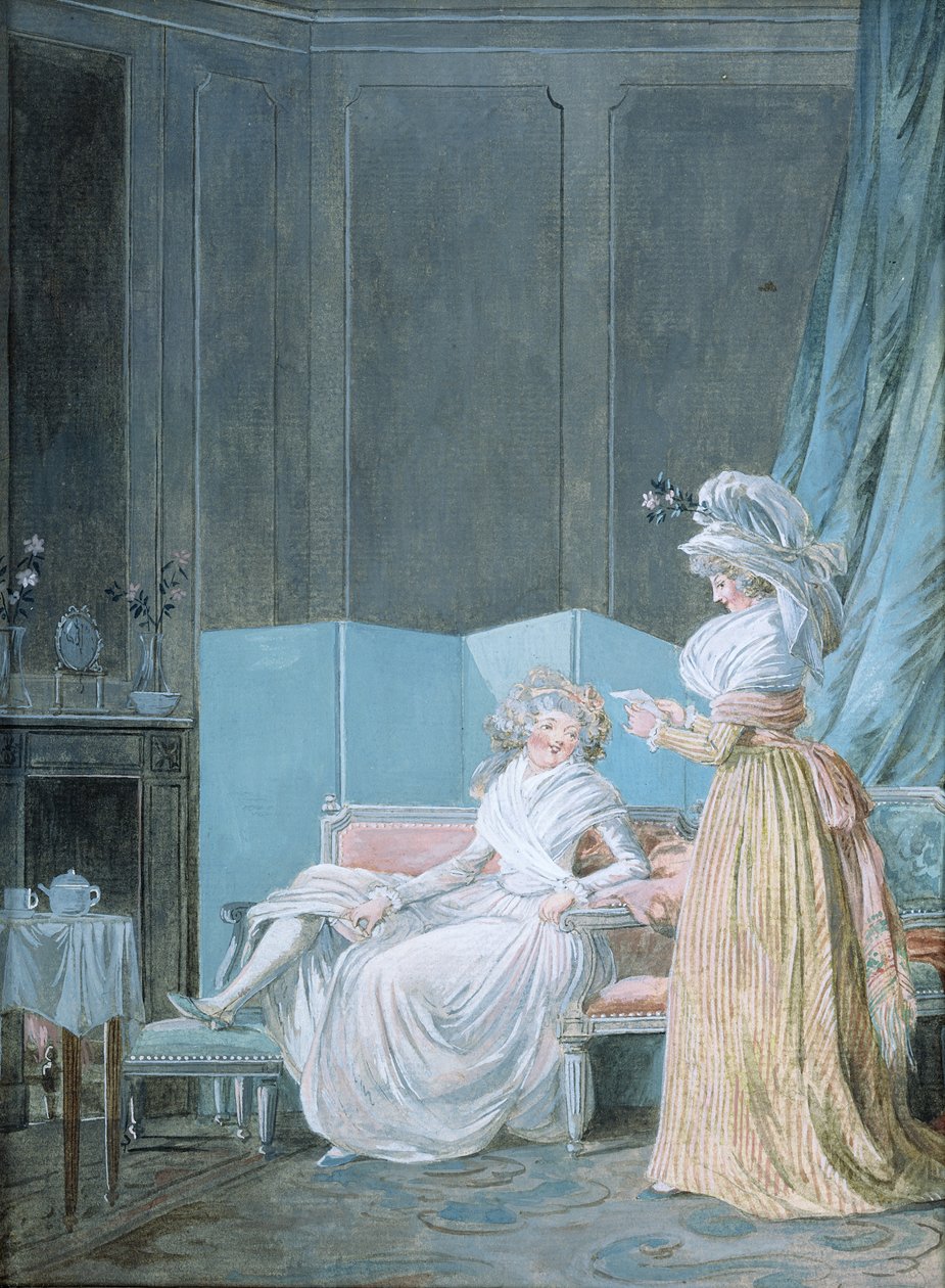 A Levél olvasása alkotó: Jean Baptiste Mallet