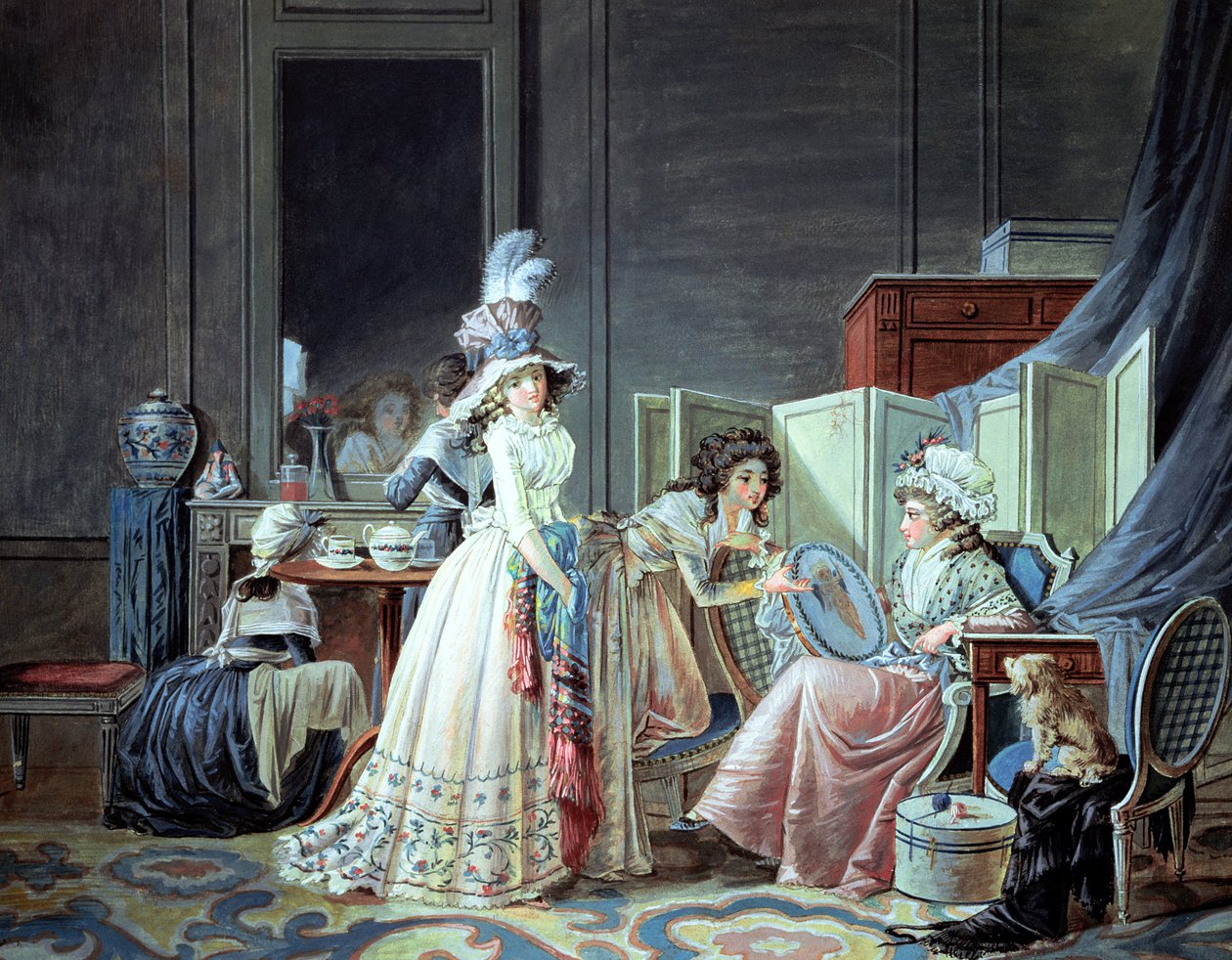 A hímzett Ámor alkotó: Jean Baptiste Mallet