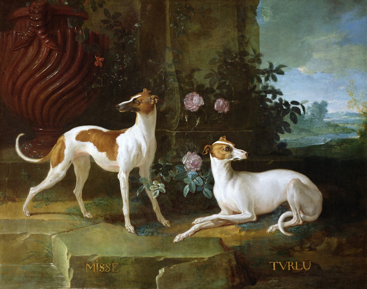 Misse és Turlu, XV. Lajos két agara alkotó: Jean Baptiste Oudry