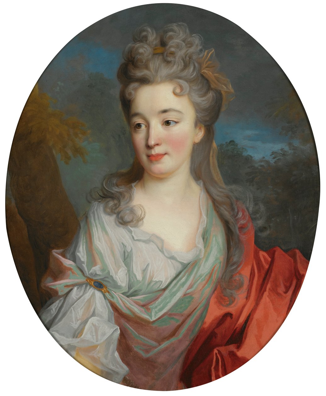 Egy hölgy portréja alkotó: Jean Baptiste Oudry