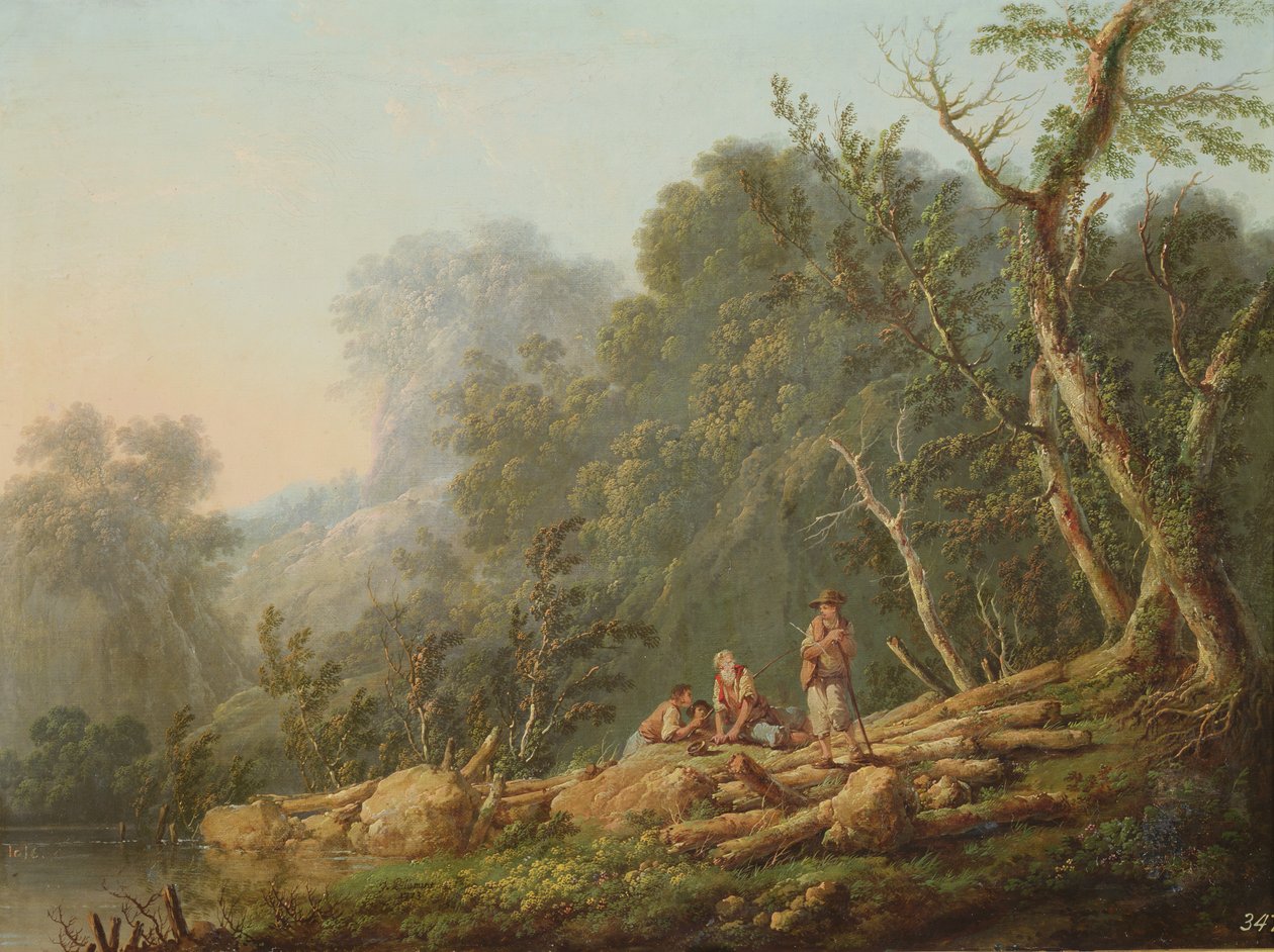 Tájkép, 1773 alkotó: Jean Baptiste Pillement