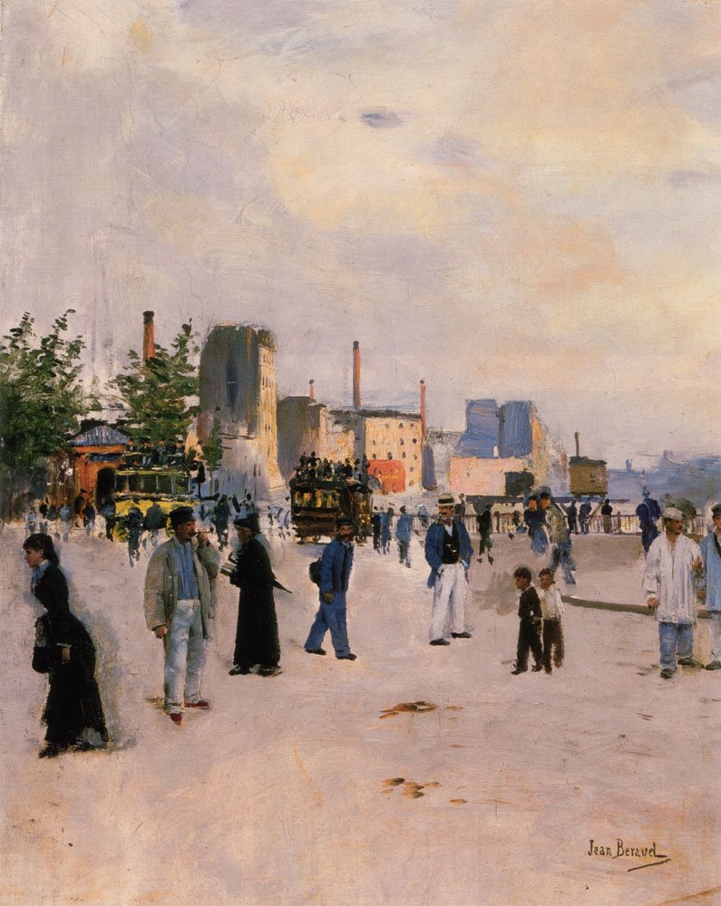 Reggeli séta alkotó: Jean Beraud