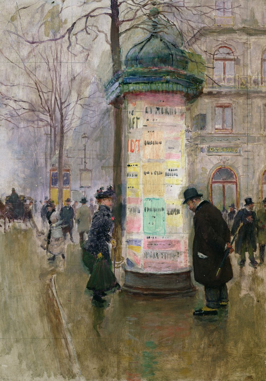A Morris ezredes, 1885 körül alkotó: Jean Beraud