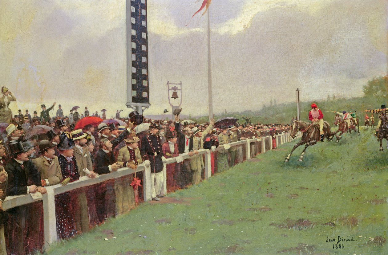 The Course at Longchamps, 1886 alkotó: Jean Beraud