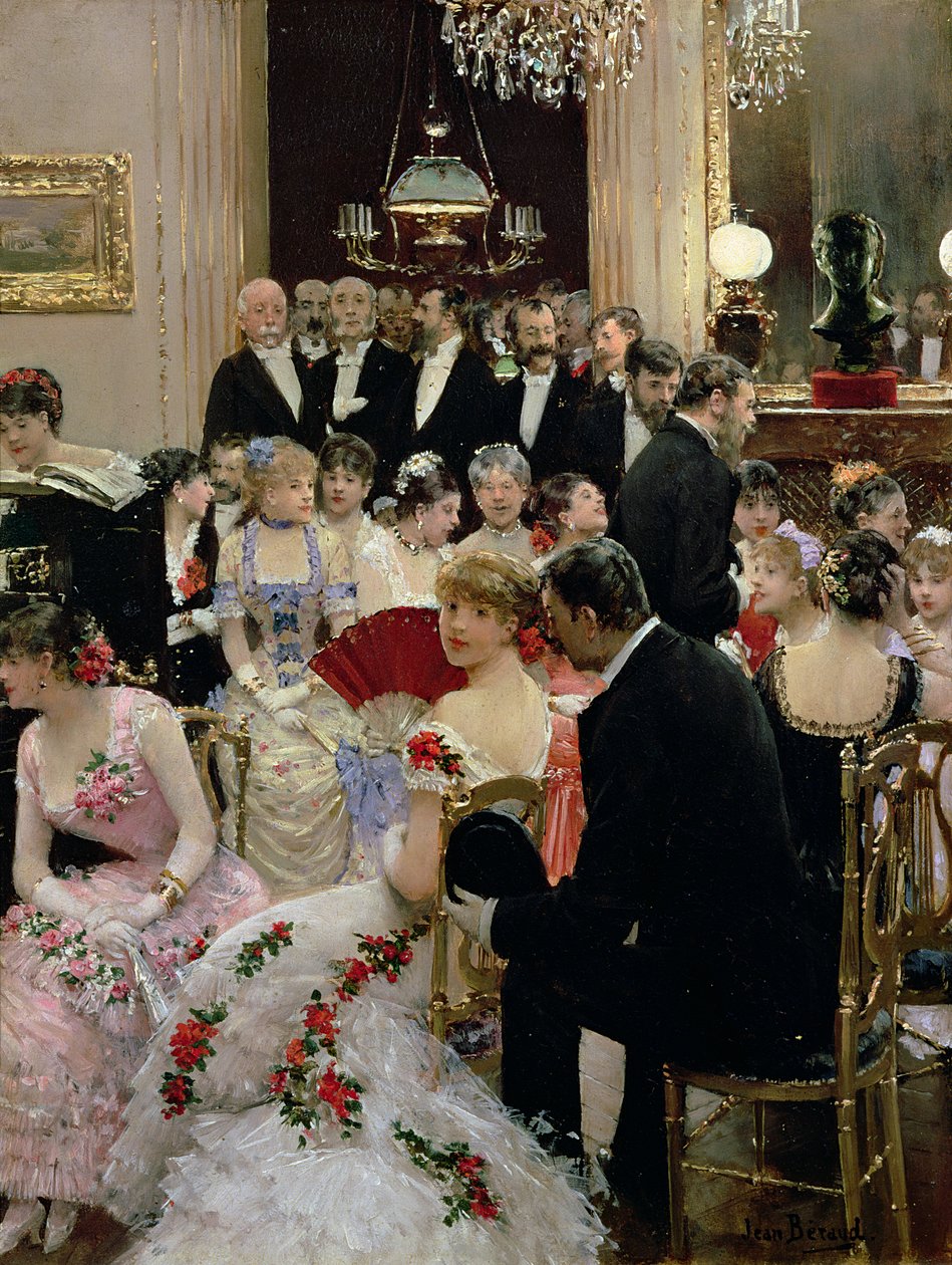 The Soiree, 1880 körül alkotó: Jean Beraud