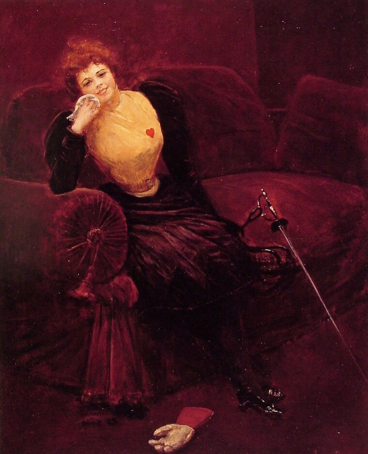 Kardosnő alkotó: Jean Beraud