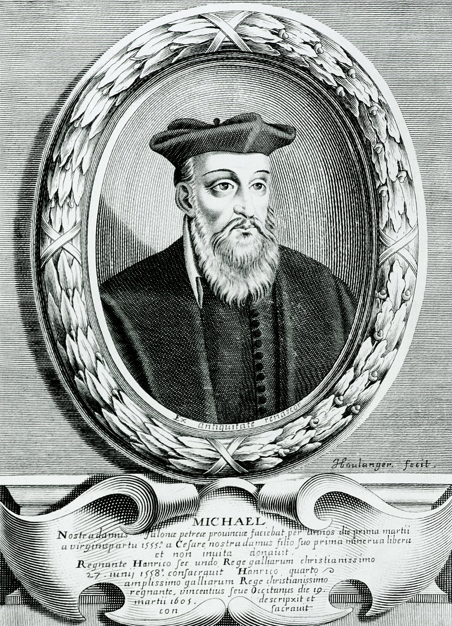 Michel de Nostredame (1503-66) portréja alkotó: Jean Boulanger