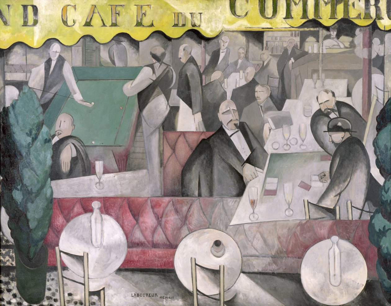 A Cafe du Commerce alkotó: Jean Emile Laboureur
