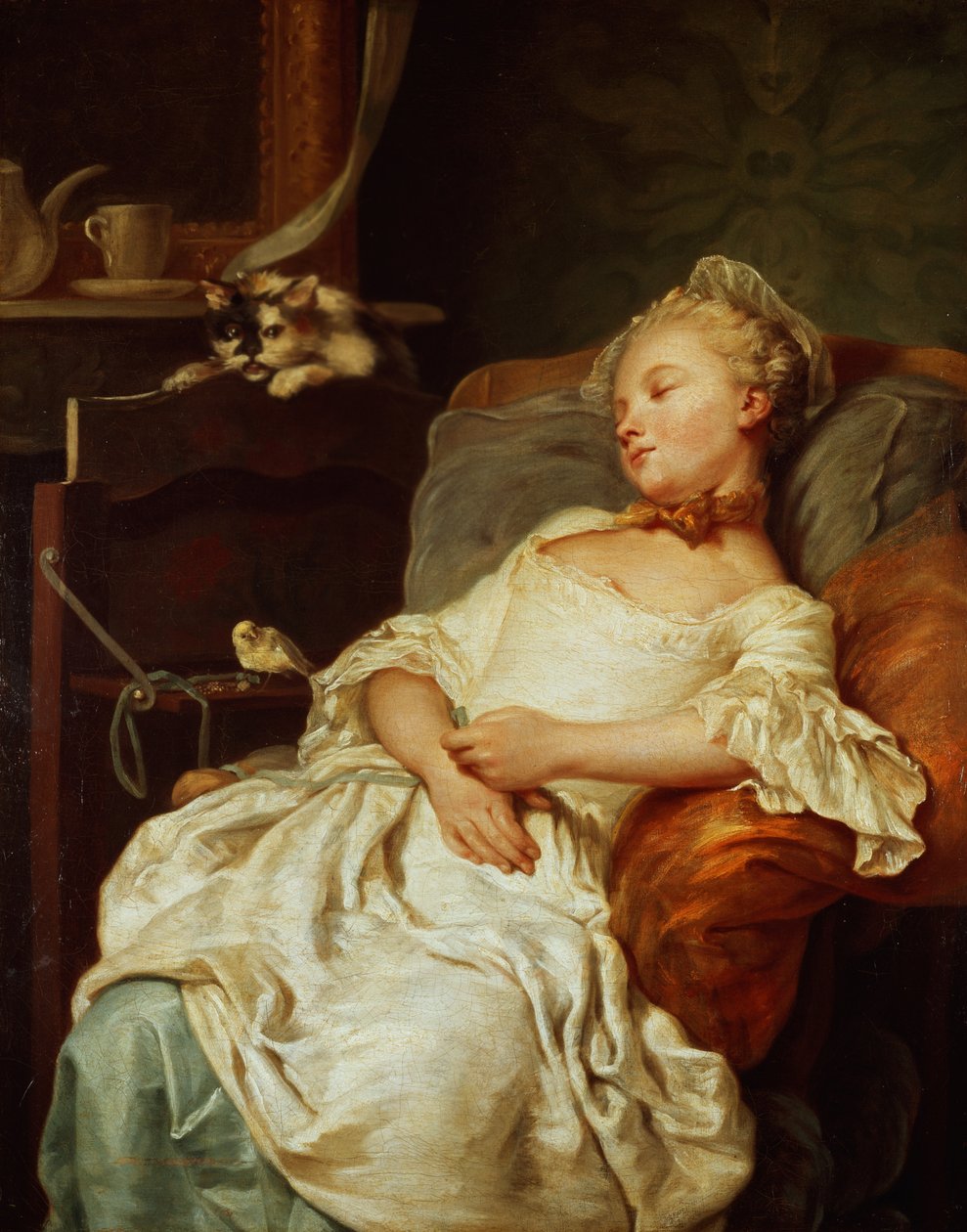 Az alvó, 1759 alkotó: Jean Francois Colson
