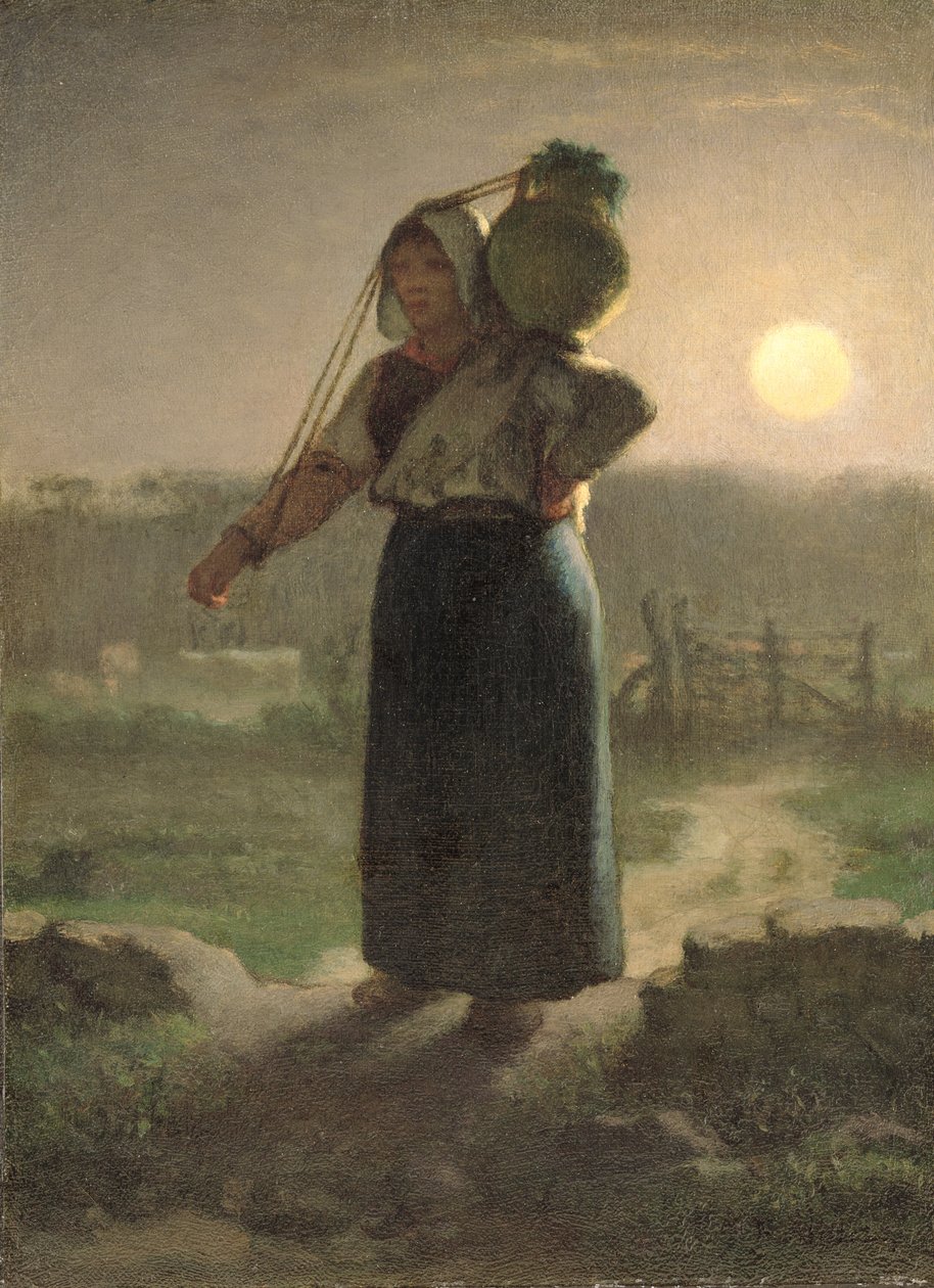 Egy tejeslány, 1853 körül alkotó: Jean Francois Millet