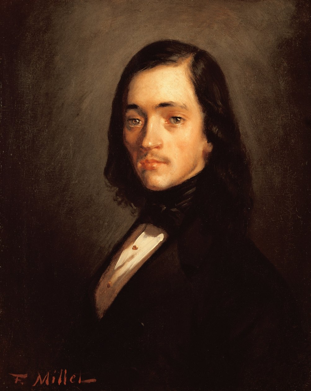 Egy férfi portréja alkotó: Jean Francois Millet
