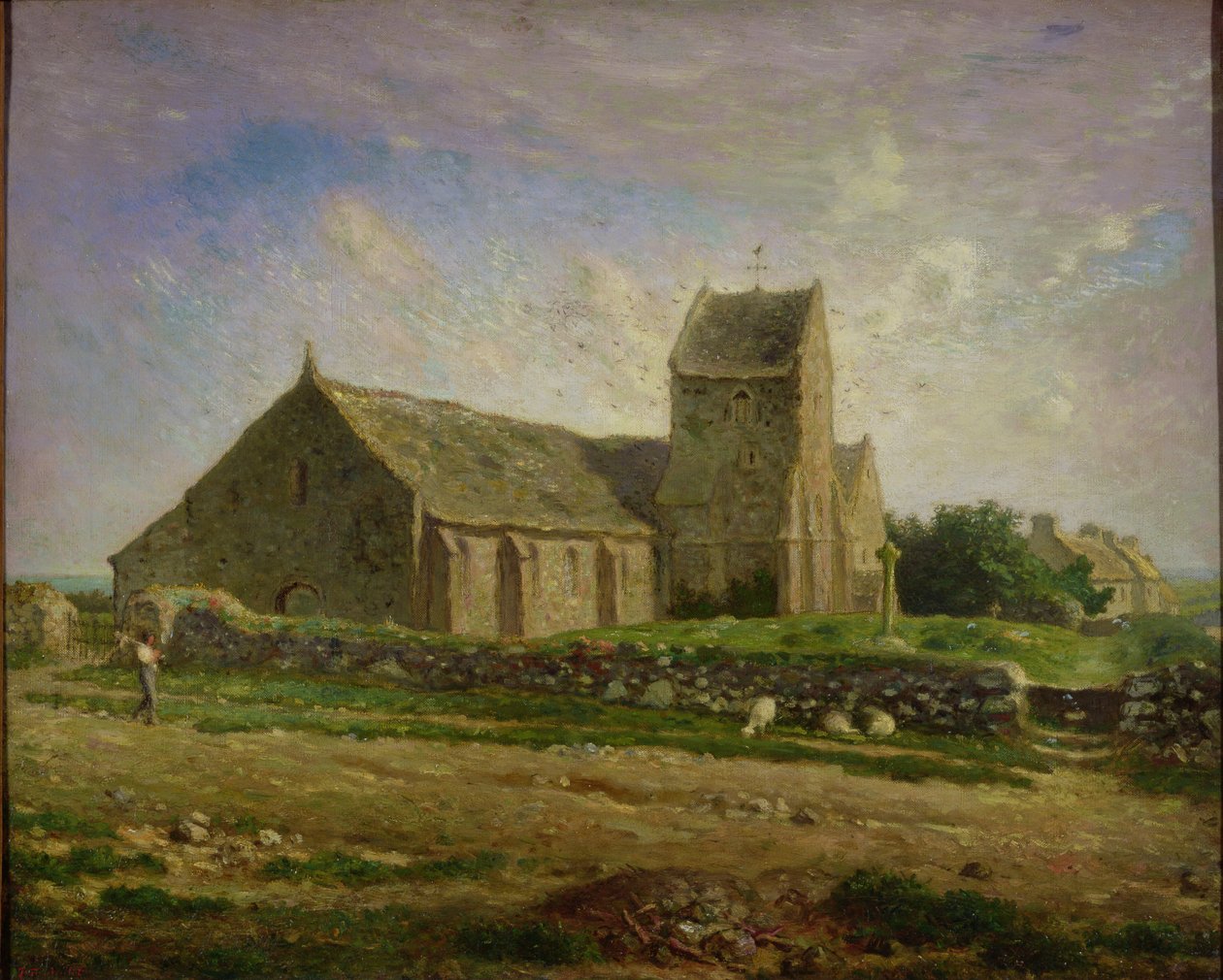 A greville-i templom, 1871-74 körül alkotó: Jean Francois Millet