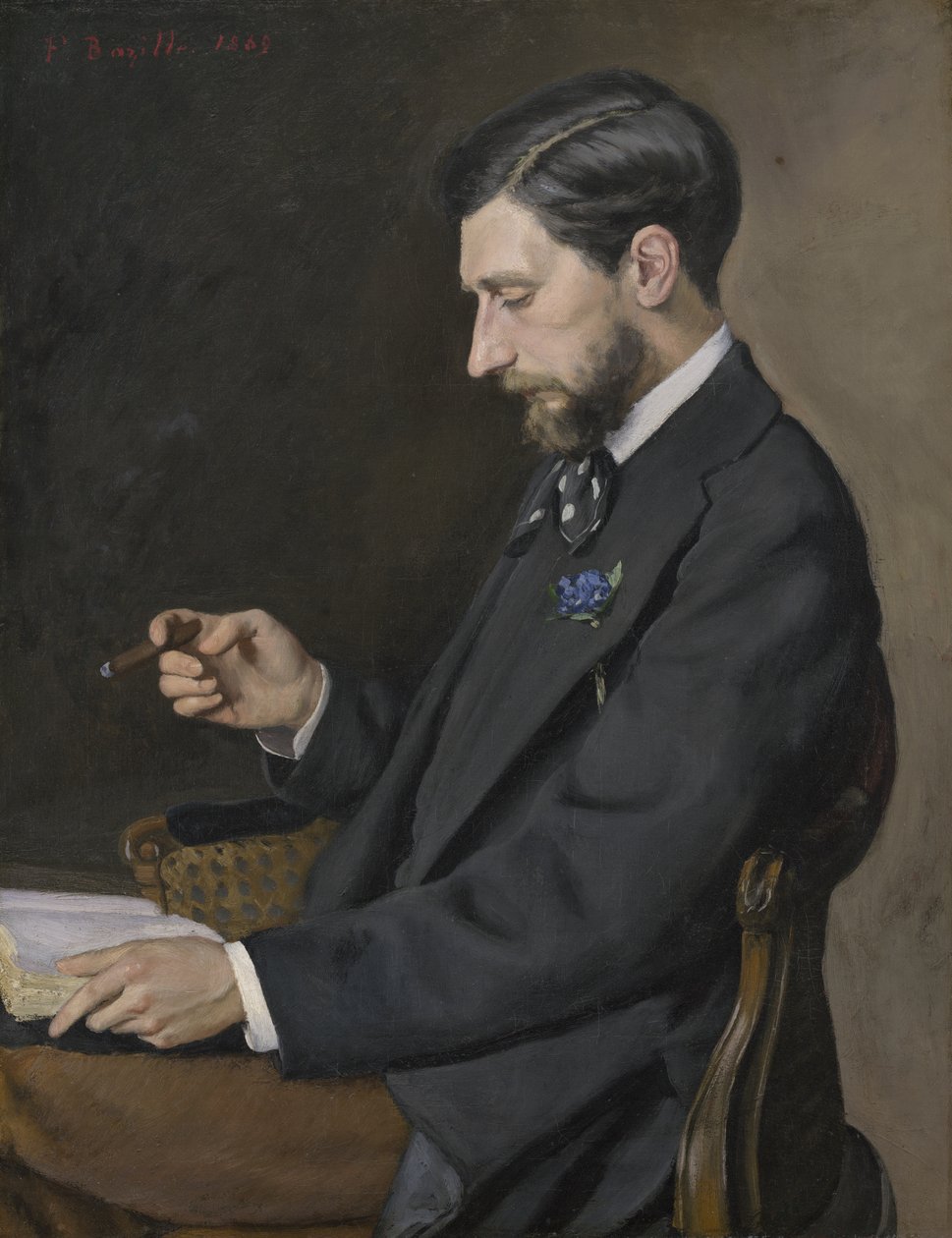Edmond Maître, 1869 alkotó: Jean Frederic Bazille
