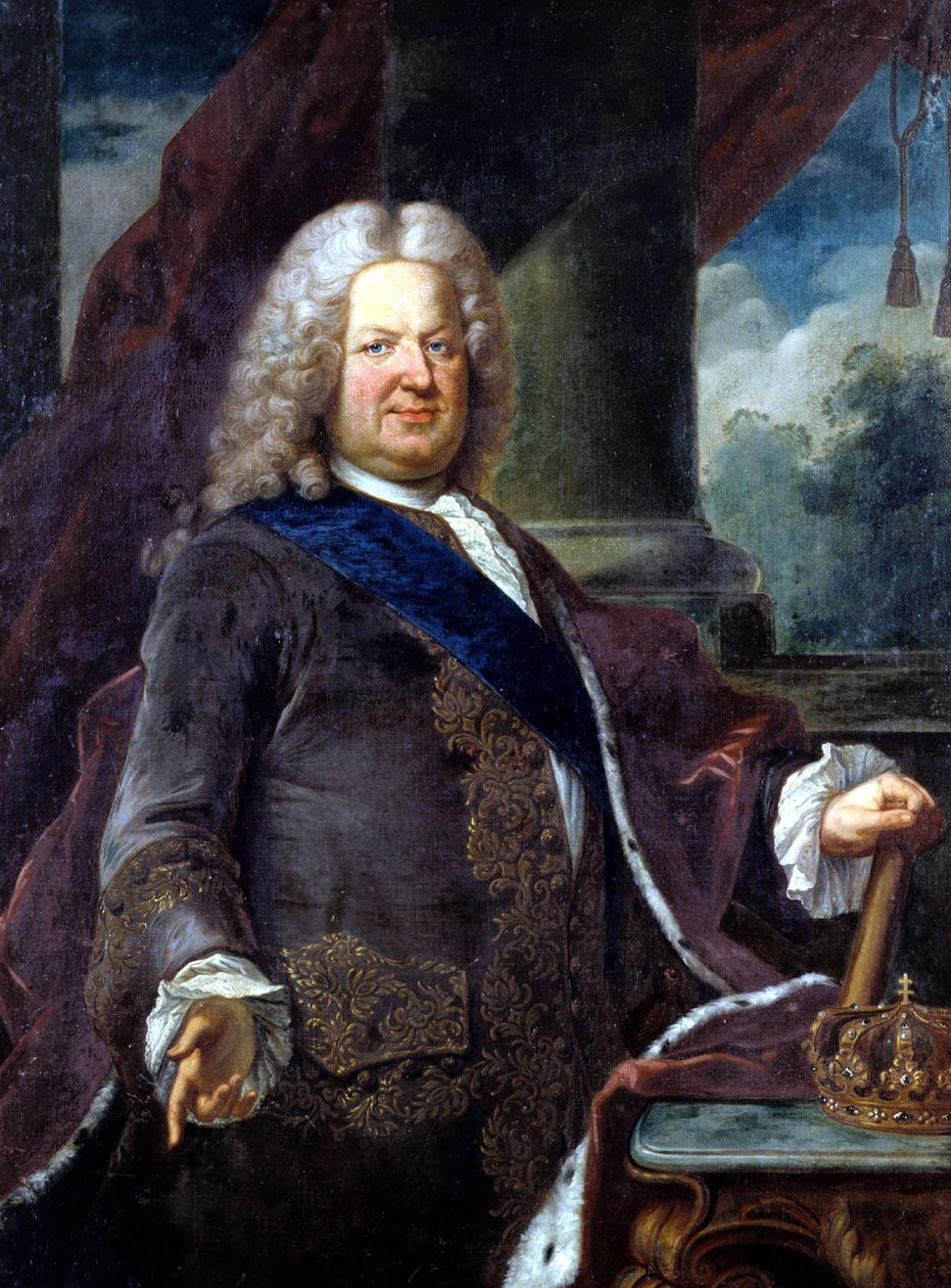 Stanislas Leszczynski, lengyel király olaj, vászon alkotó: Jean Girardet