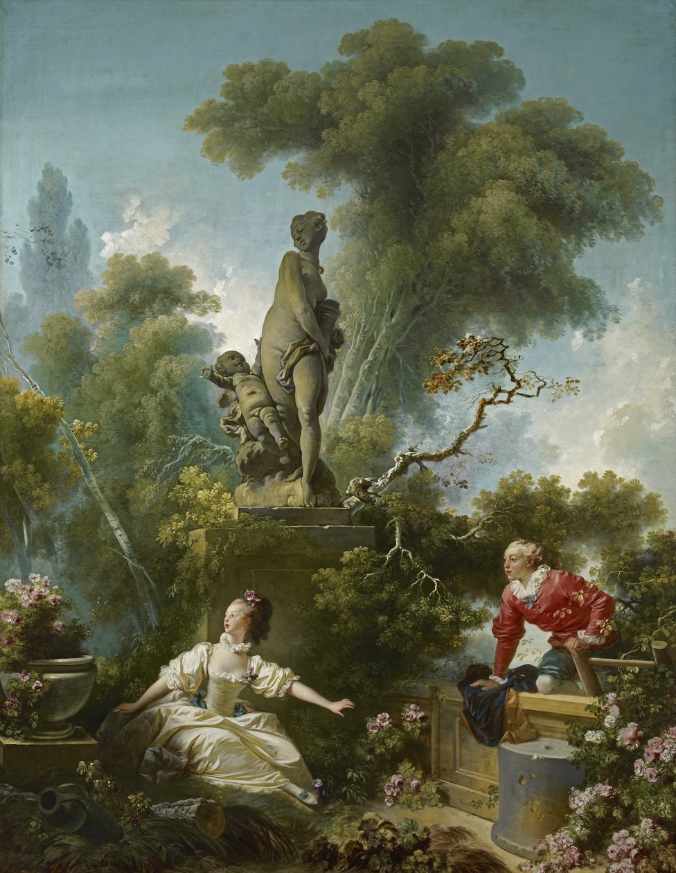 A szerelem haladása alkotó: Jean Honore Fragonard