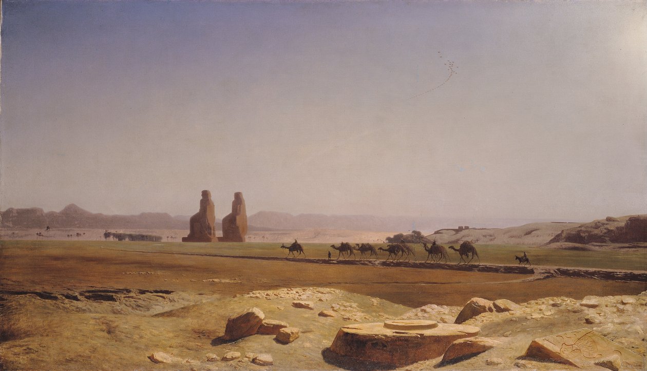 Thébai síkság Felső-Egyiptomban, 1857 alkotó: Jean Leon Gerome