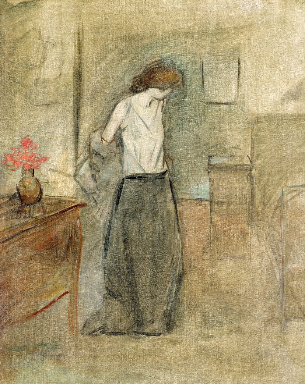 Egy nő vetkőzik alkotó: Jean Louis Forain
