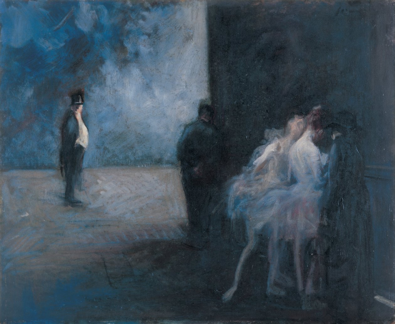 Backstage Symphony in Blue alkotó: Jean Louis Forain