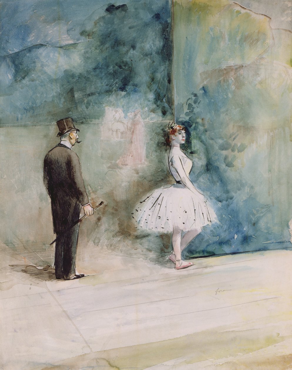 A táncos, 1890 alkotó: Jean Louis Forain