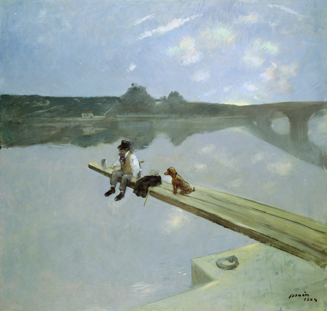 A halász, 1884 alkotó: Jean Louis Forain