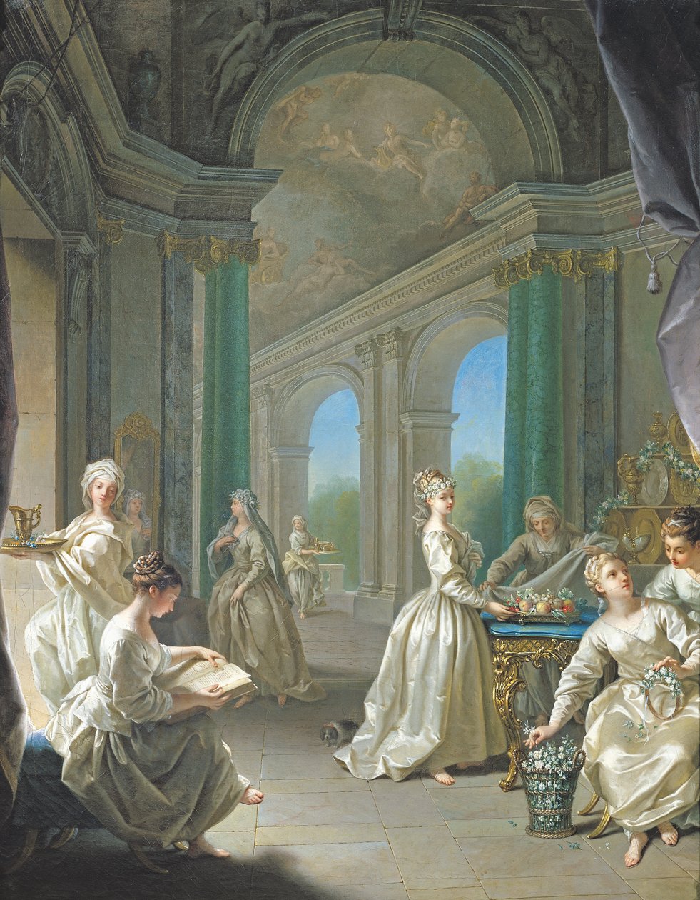 Modern Virgins, 1728 alkotó: Jean Raoux