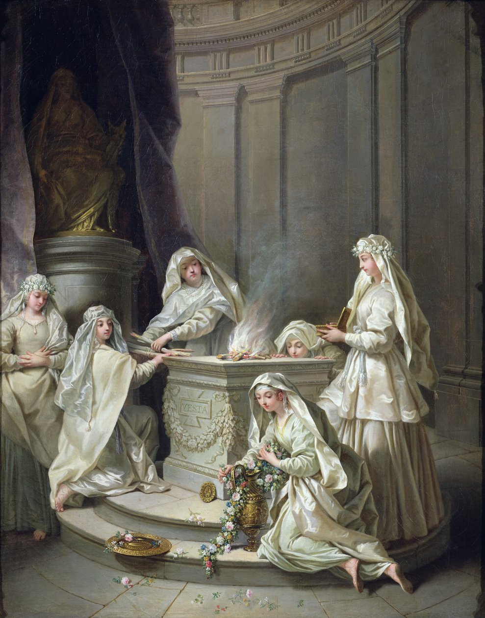 Vestal Virgins, 1727 alkotó: Jean Raoux