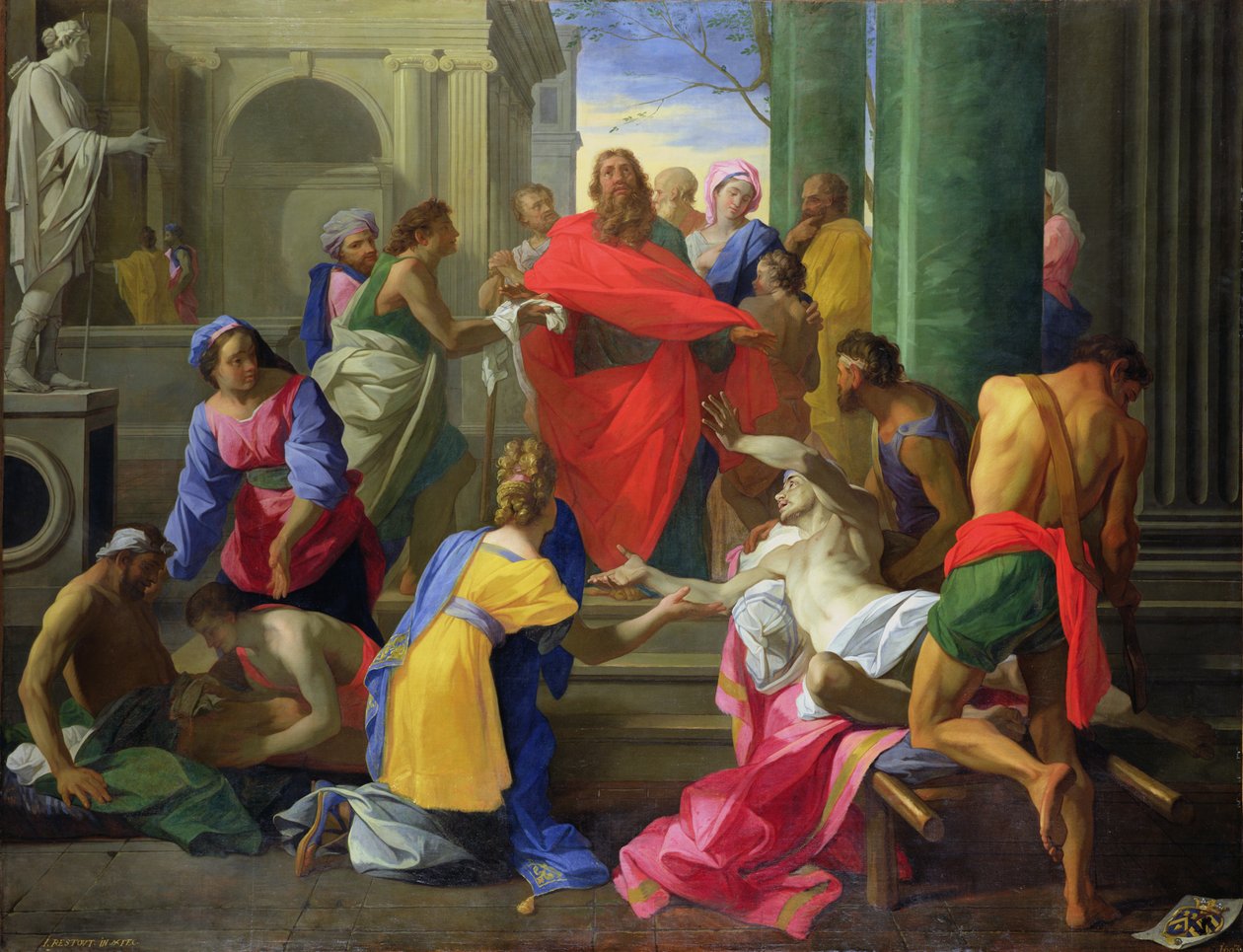 Szent Pál csodái Efezusban, 1693 alkotó: Jean Bernard Restout