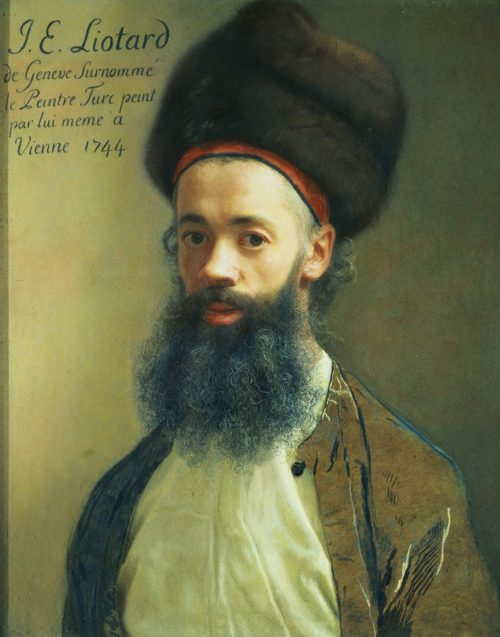 Önarckép, 1744 (pasztell, papír) alkotó: Jean Étienne Liotard