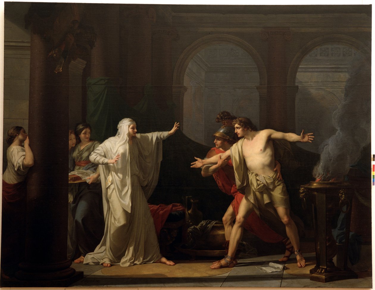 Iphigenia és Oreste Tauride-ban alkotó: Jean Baptiste Regnault