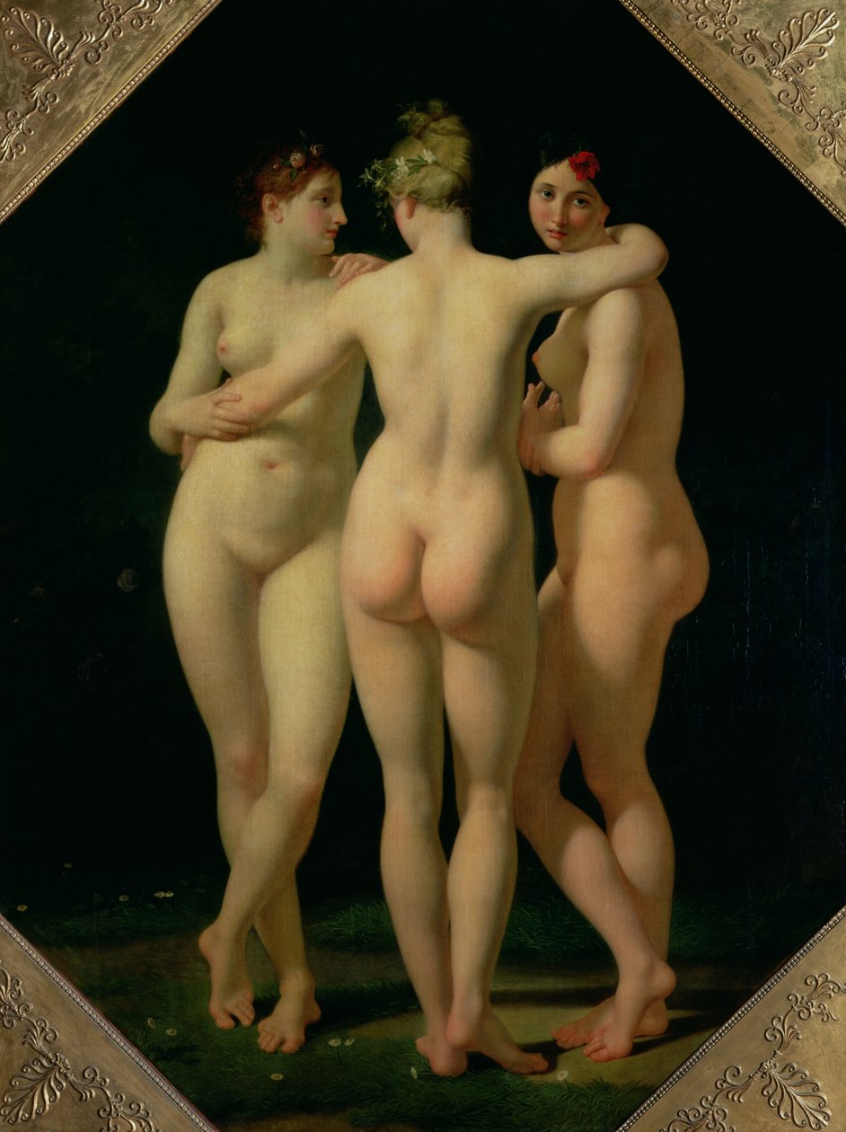 A három grácia alkotó: Jean Baptiste Regnault