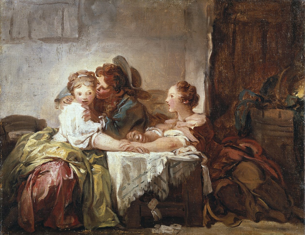 Az elkapott csók alkotó: Jean Honore Fragonard