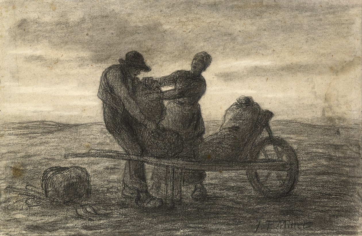 A burgonyaszüret alkotó: Jean Francois Millet