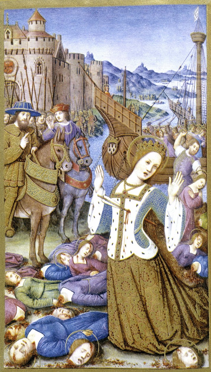 Szent Orsolya Jean Bourdichon után alkotó: Jean (after) Bourdichon