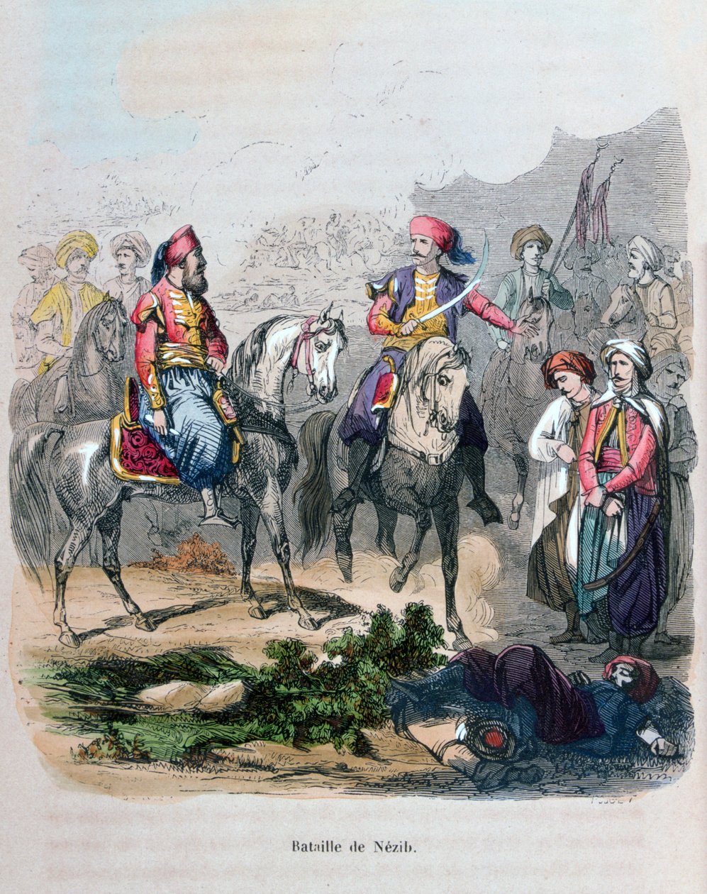 Nezibi csata, 1839-1847 alkotó: Jean Adolphe Beauce
